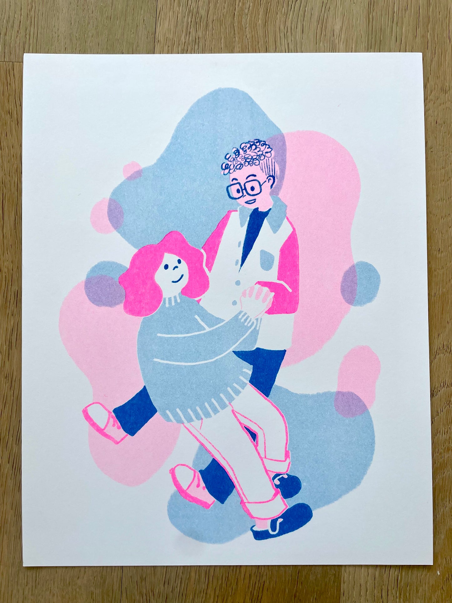 Floating Riso Print
