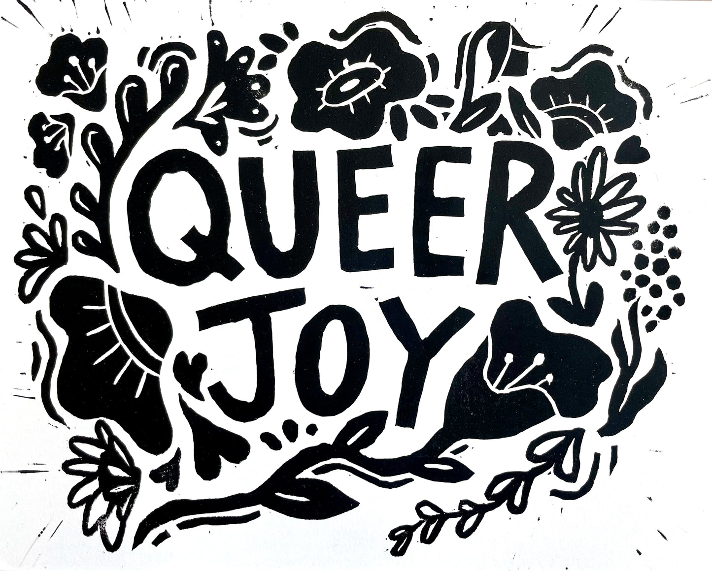 Queer Joy Block Print