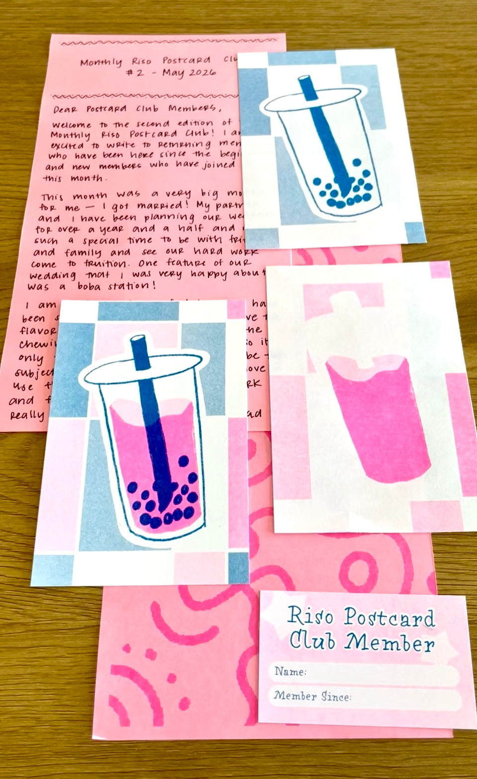 Monthly Riso Postcard Club
