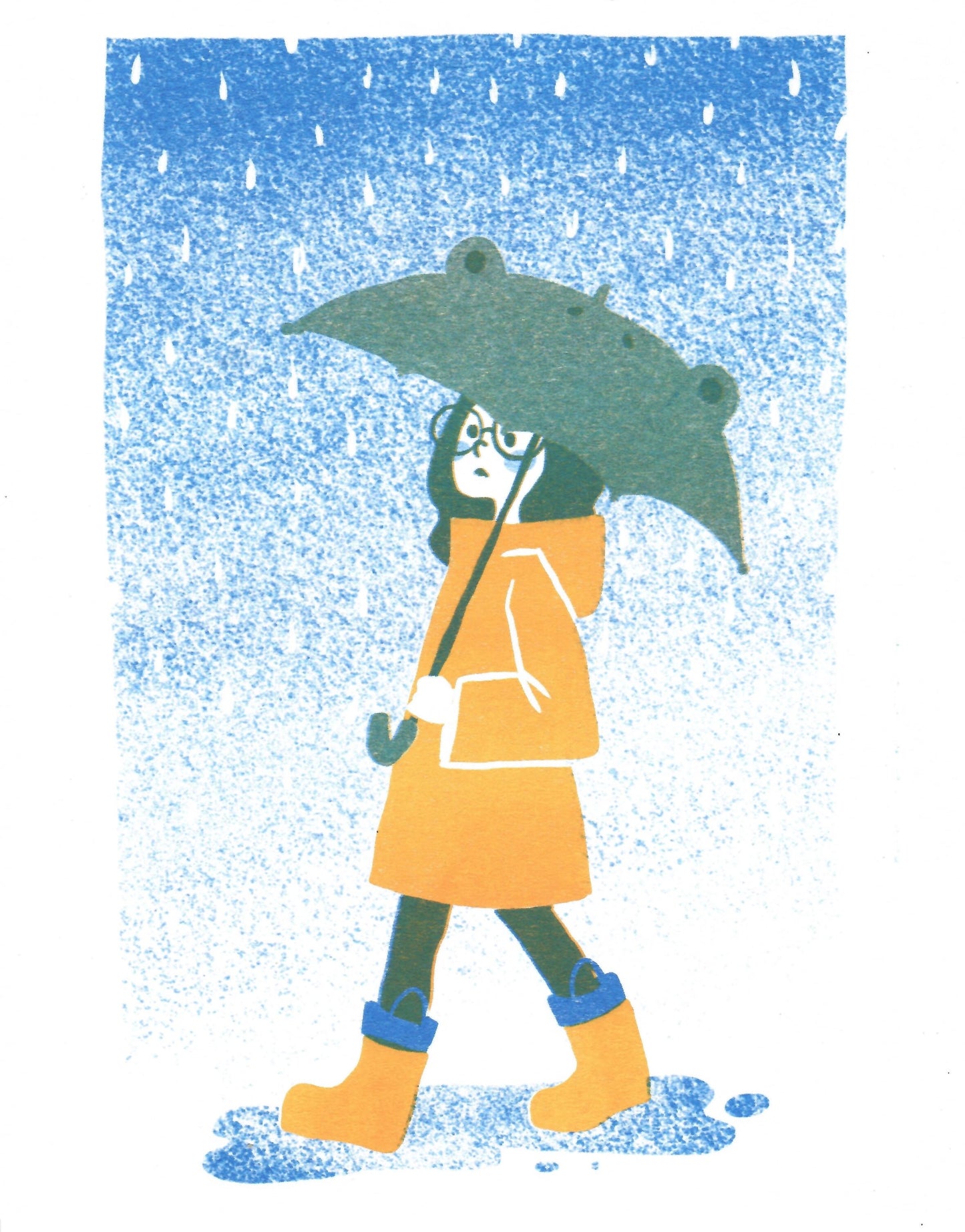 Rainy Day Riso Print